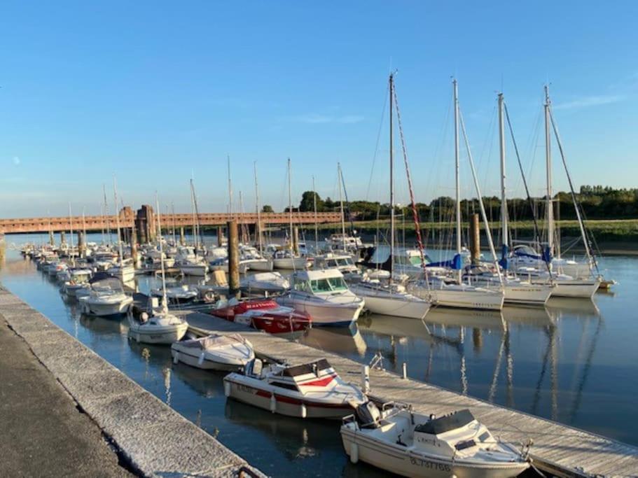 Apartmán La Capitainerie Beau Duplex Face Port De Plaisance Étaples Exteriér fotografie